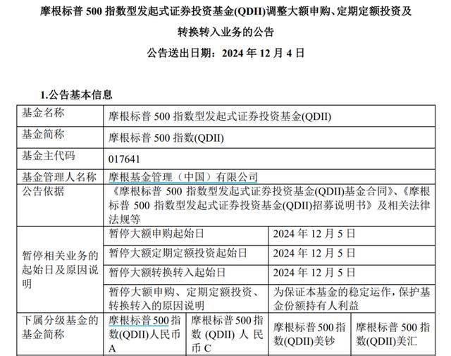 QDII基金市场限购潮起溢价风险凸显投资者需警惕