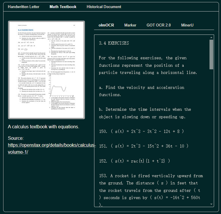 视觉语言模型高效 PDF 文本提取利器——olmOCR-1